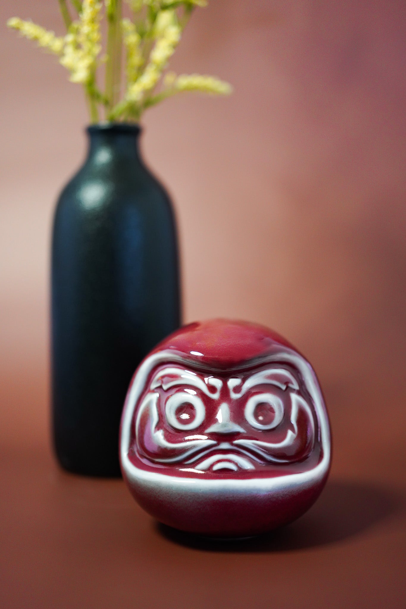 Mr. Daruma Chibi Maroon