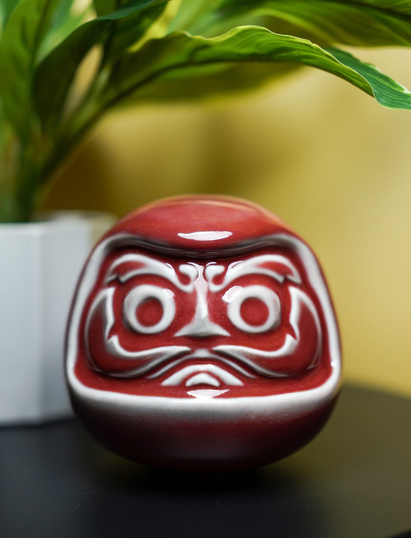 Mr. Daruma Chibi Maroon